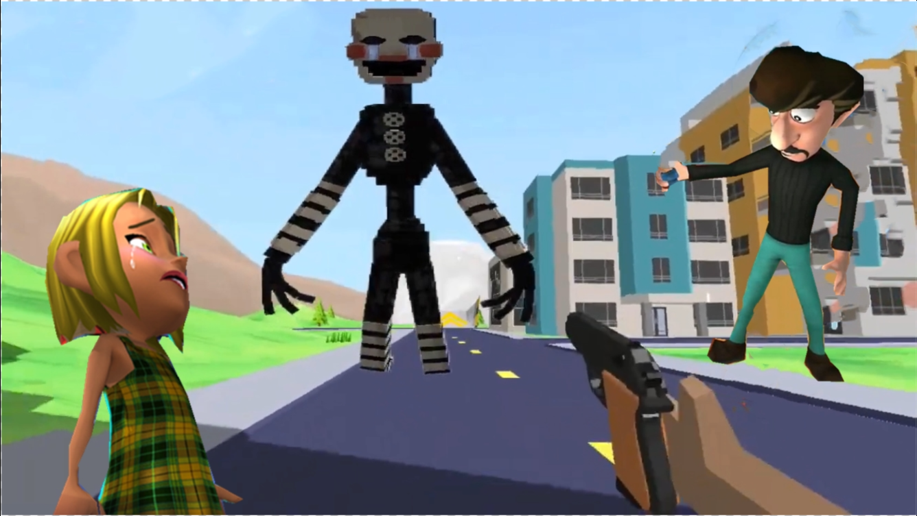 疯狂破坏王塔米变成了小矮人在小镇上遇到巨人和怪物