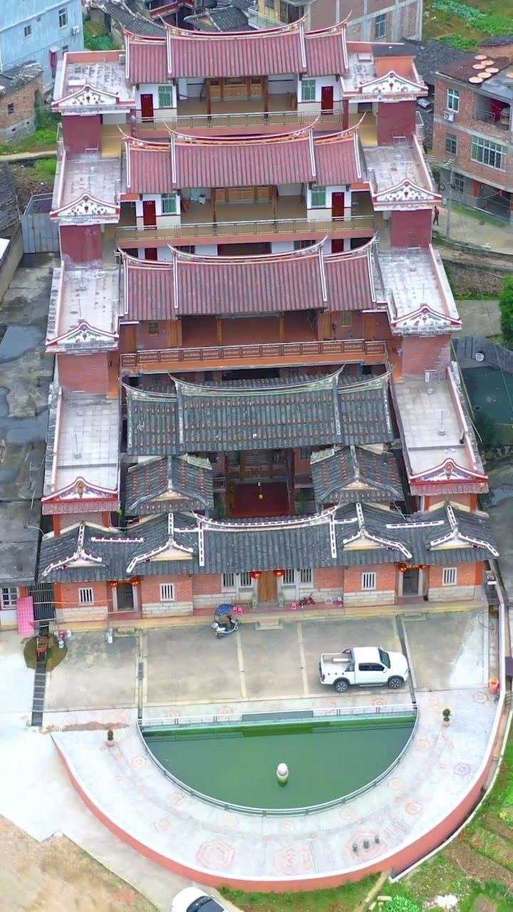 闽南五落大厝,安溪一座壮观豪华的府邸