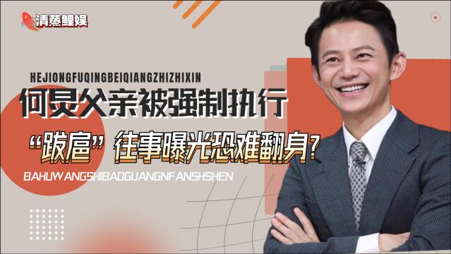 何炅传来坏消息,父亲欠债牵出何家“嚣张往事”,官媒点名难翻身