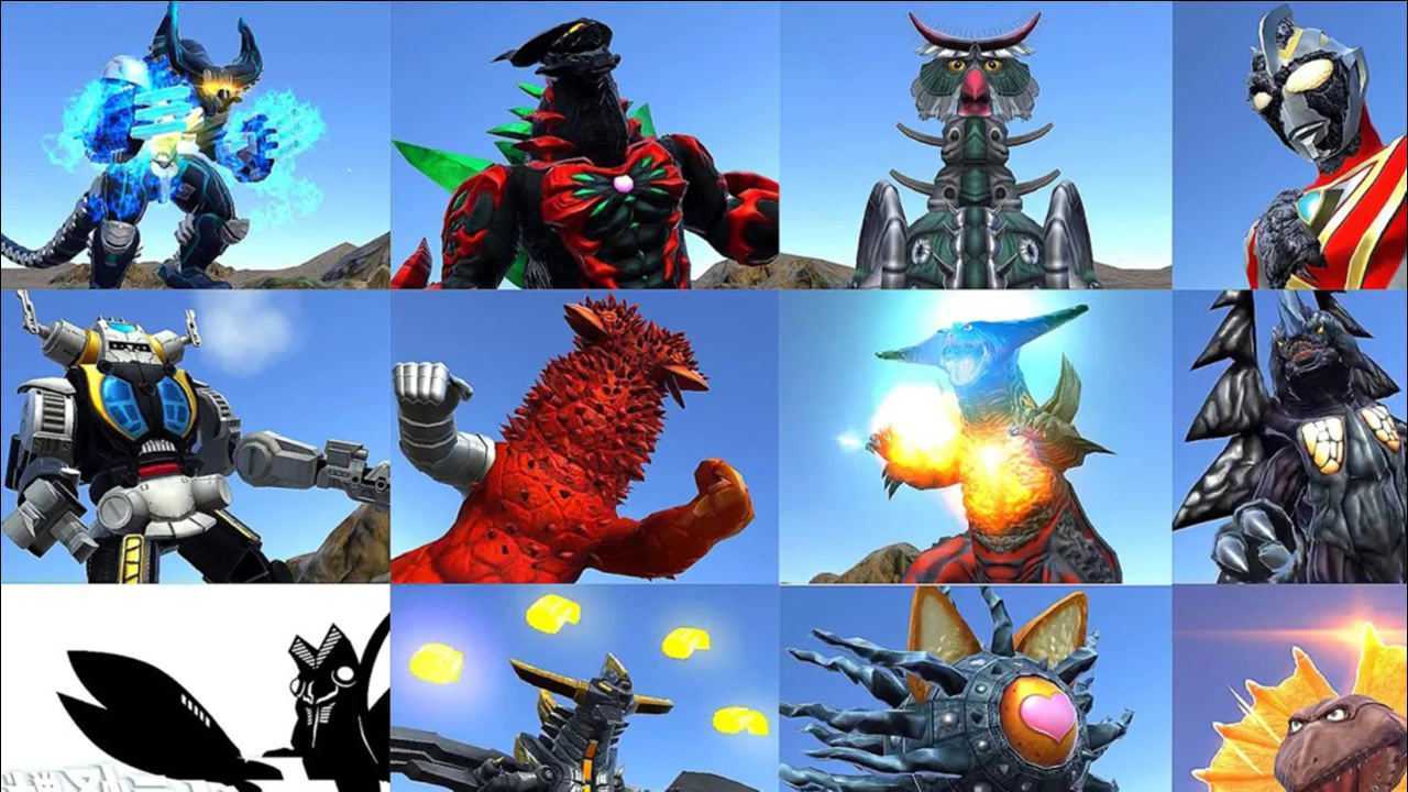 奥特曼游戏:这些奥特曼怪兽你可能都没见过,技能合集12!