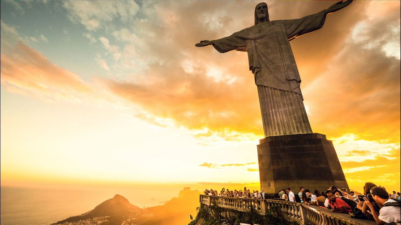 里约基督像,巴西的标志性建筑,世界新七大奇迹之一