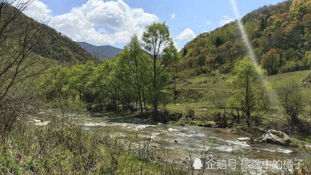 甘肃:秦岭南部山区,天水慢坪村田园风光