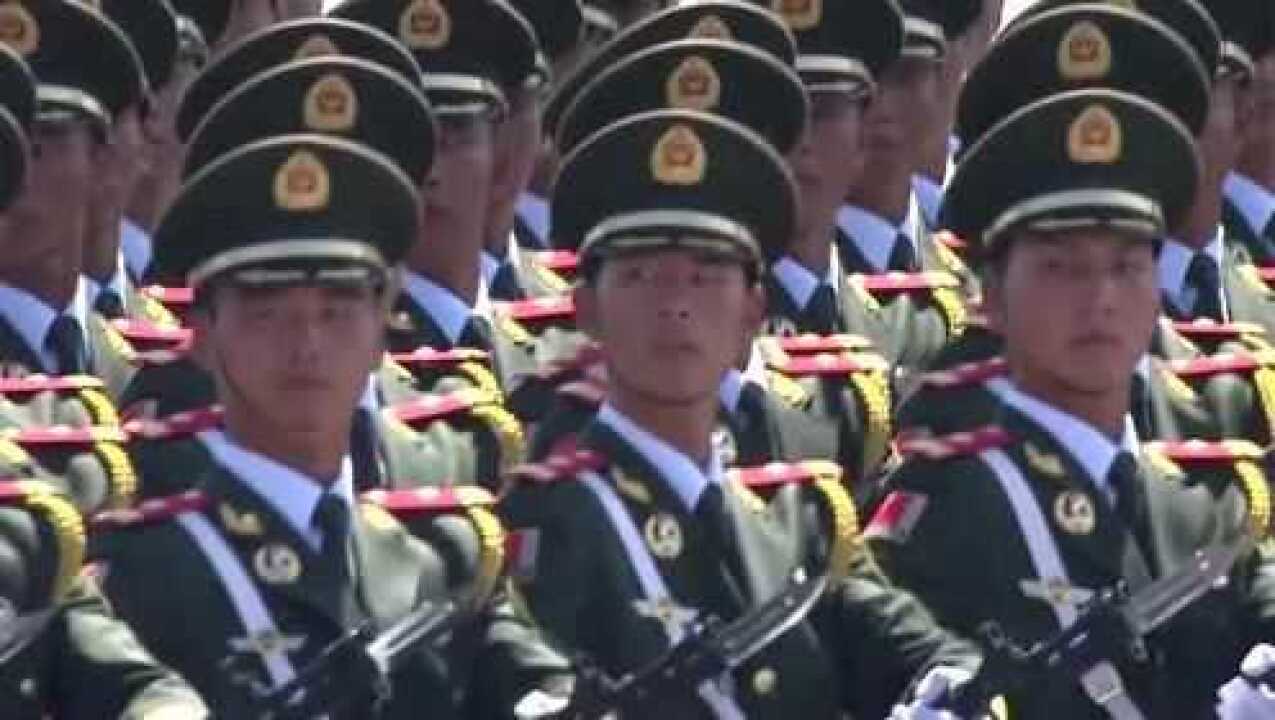 中国抗战胜利70周年阅兵，11个徒步方队正步分列式，真是震撼人心_高清1080P在线观看平台_腾讯视频