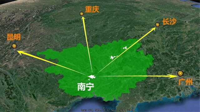 地理位置优越的“广西”,为何成沿海落后省份?南宁,柳州和桂林谁才是第一城!