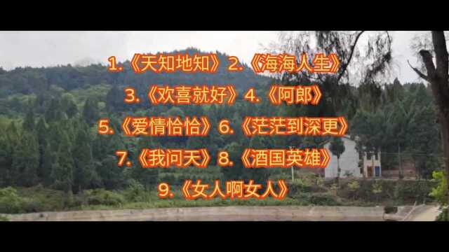 歌曲闽南语欣赏《天知地知》《海海人生》《欢喜就好》《阿郎》