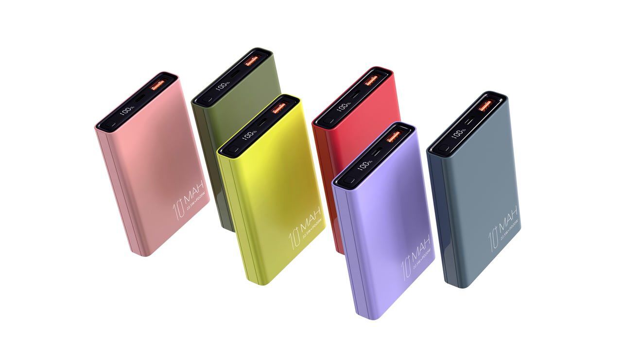 innisfox超薄充电宝10000毫安高密度聚合物锂电芯移动电源type-c