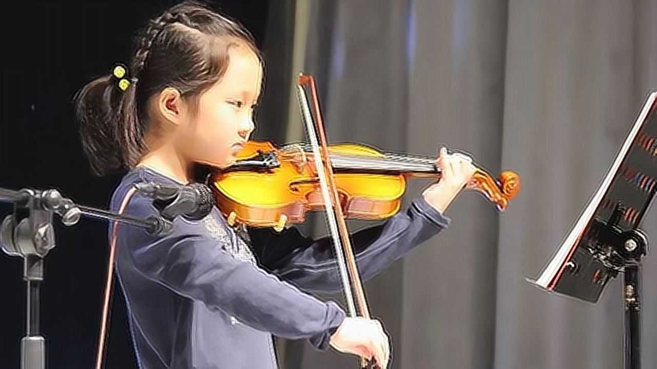 2021全国青岛年小提琴协奏曲比赛业余儿童a组里丁格b小调协奏曲第一