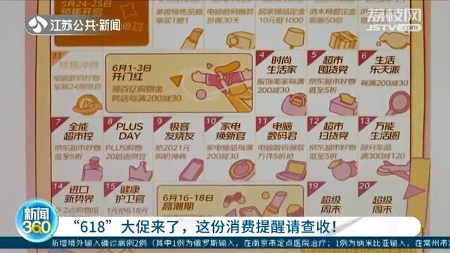 “618”年中大促来了 淘宝、京东花样多 这份消费提醒请查收