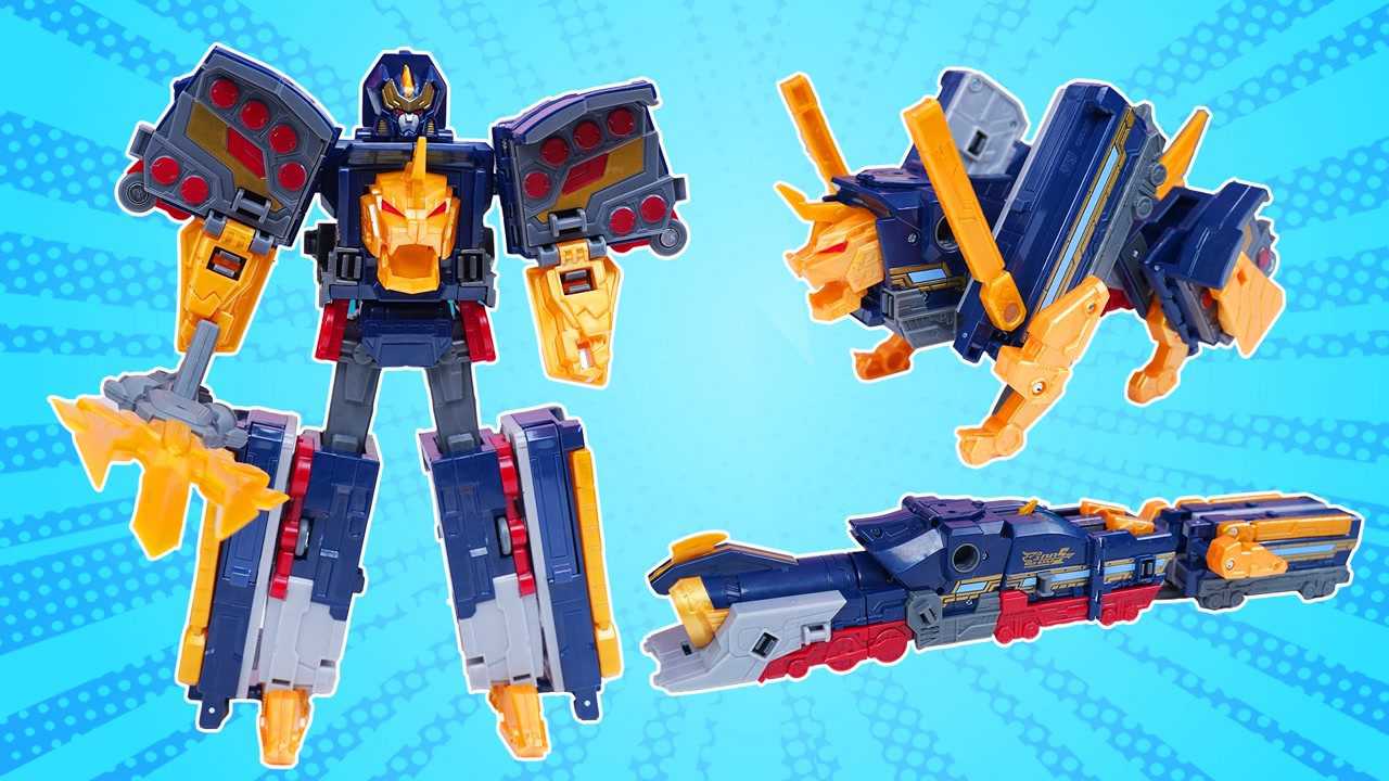 智趣玩具巨神战击队轨道先锋之风雷战击王机器人变形玩具