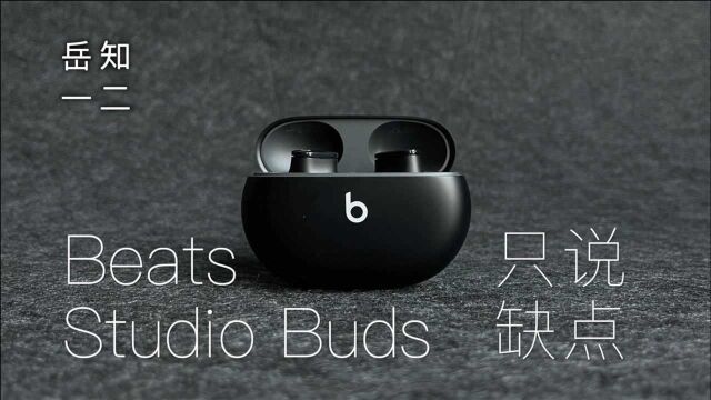 「阿岳只说缺点」Beats Studio Buds上手,可以再等等?