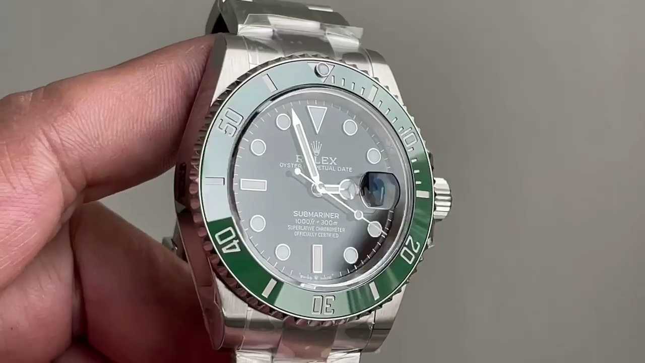 实拍瑞士劳力士潜航者系列新款黑面绿水鬼好真好看非常不错我们正年轻