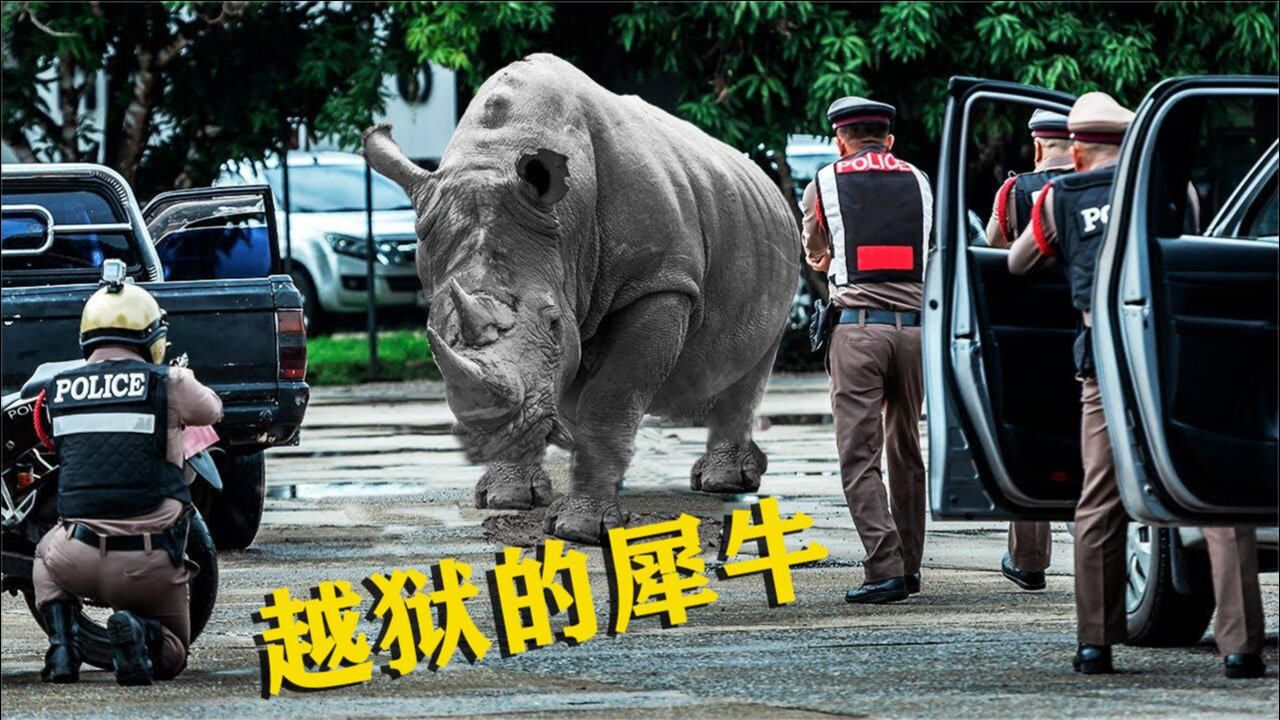 北京动物园犀牛死亡图片