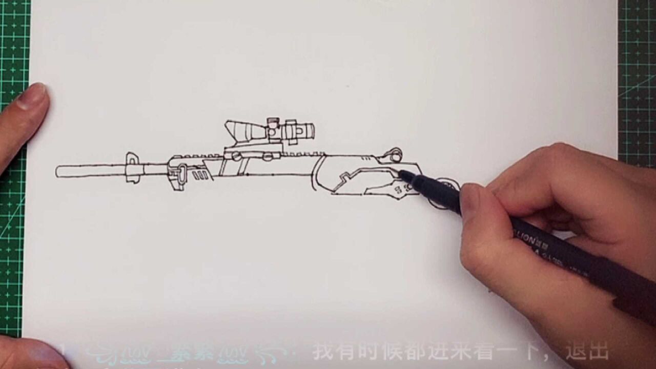 吃鸡武器简笔画阿狸迷你步枪你觉得像之前出的什么皮肤