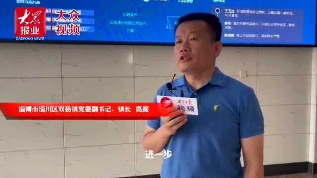 |淄川区双杨镇:“一屏观全镇”,有事“码上办”