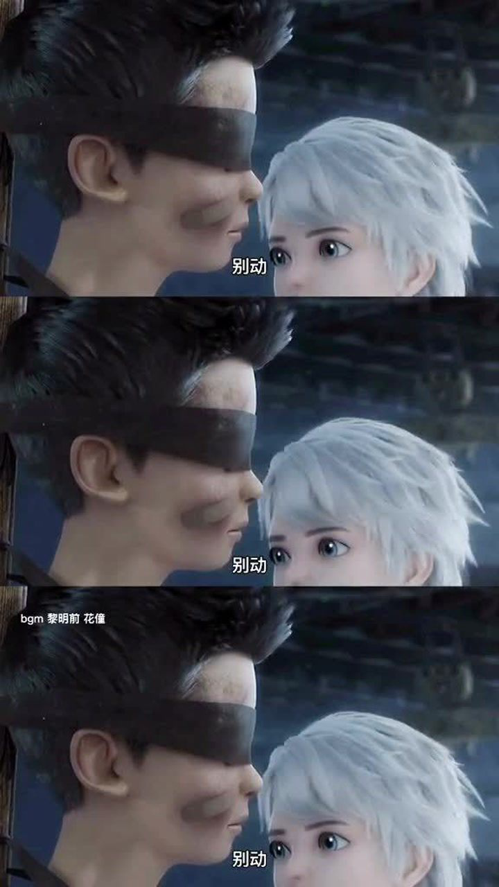 马克和冉冰小时候