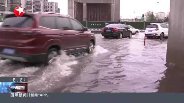 浙江萧山:多地短时强降雨 大量农田受损