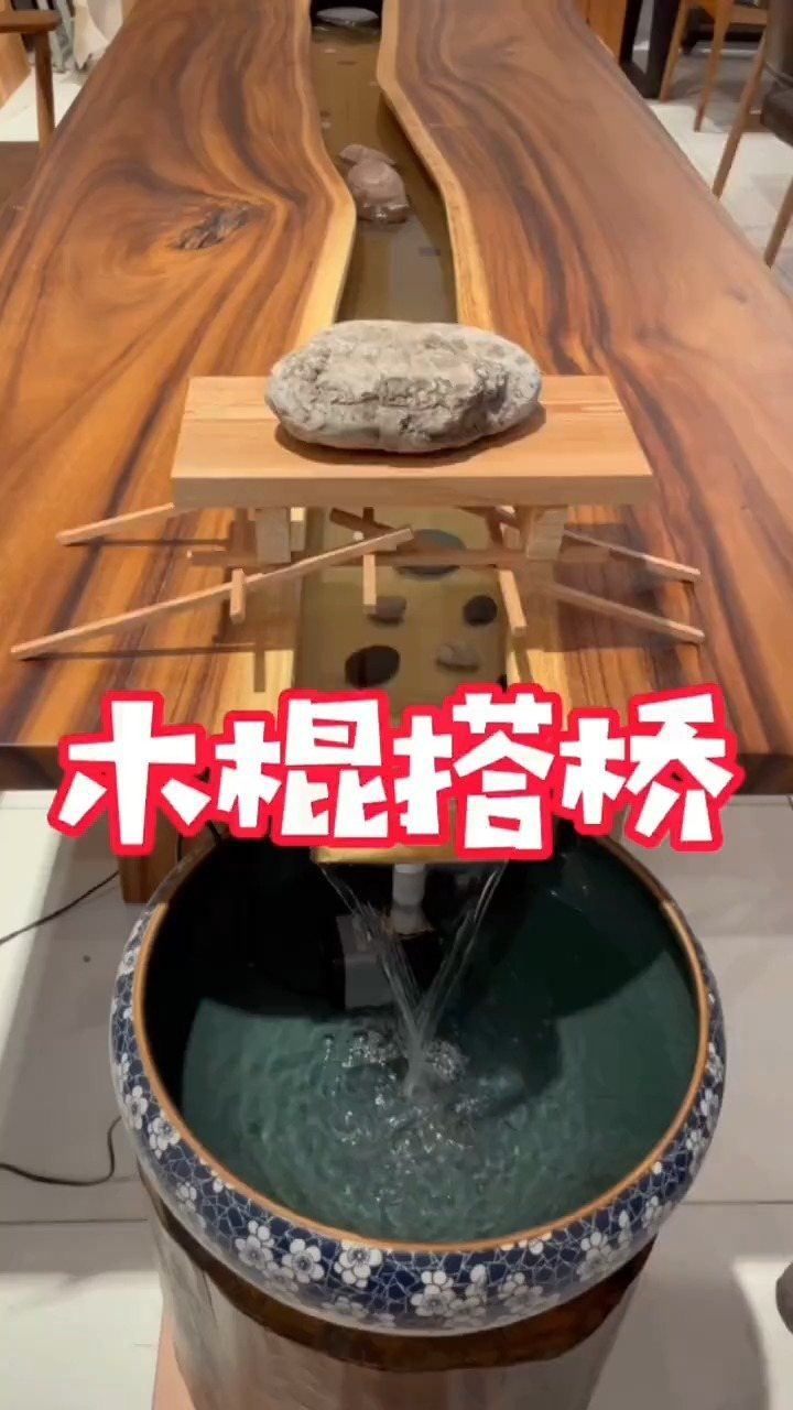 九根筷子搭桥木棍搭桥廊桥清明上河图木拱虹桥古代搭桥方法儿童木工