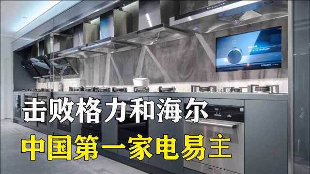 中国第一家电易主?8年投入120亿,成功击败格力和海尔