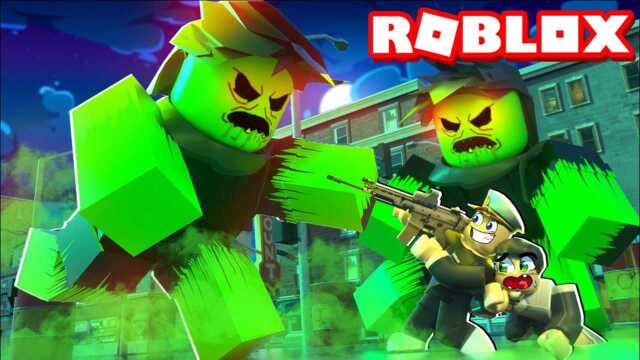 ROBLOX僵尸求生:带领小伙伴抵抗僵尸感染!面面解说