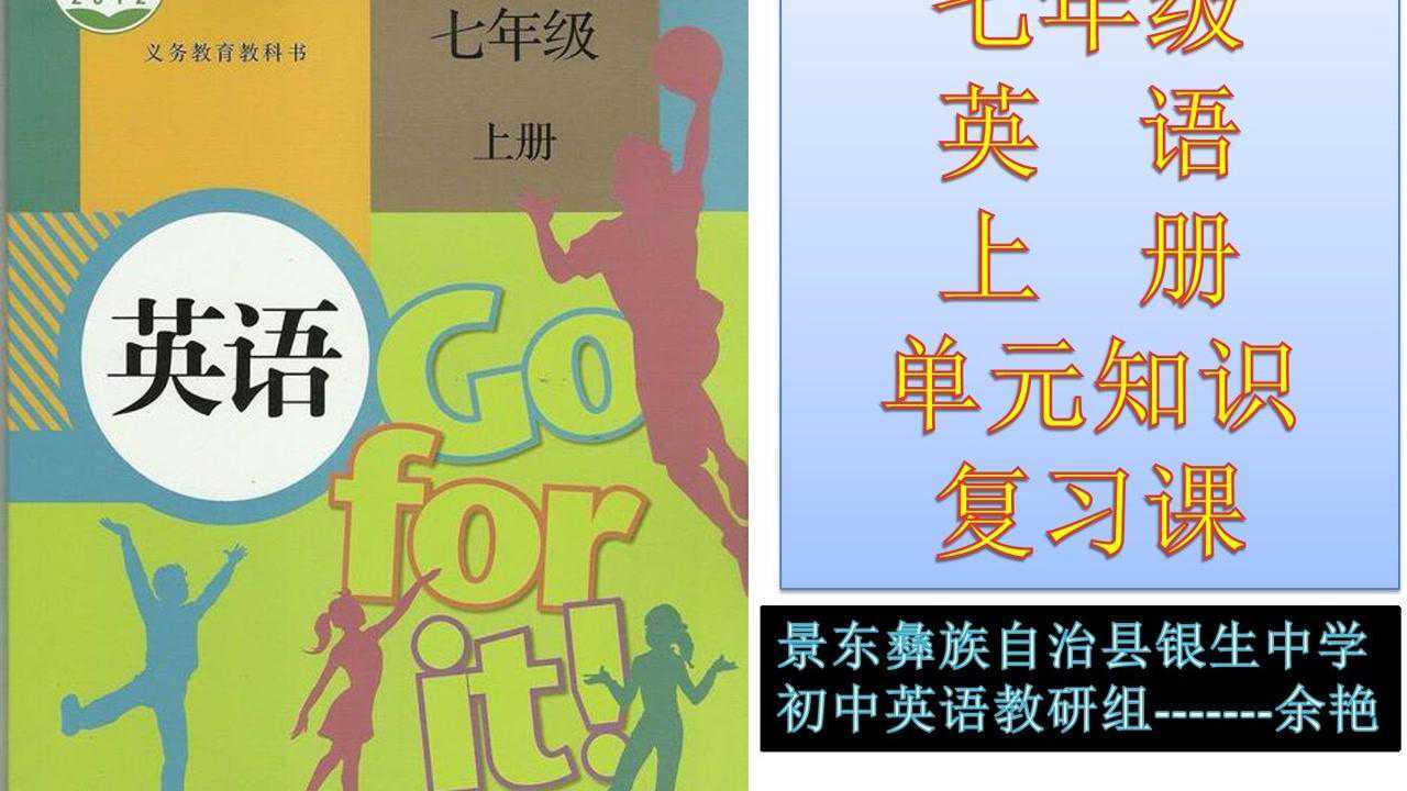 七年级英语上册第七单元复习课视频_高清