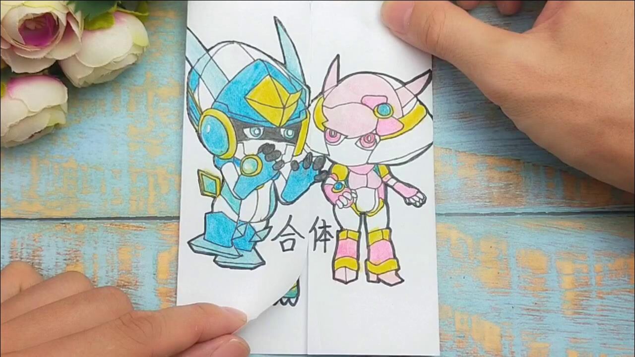 比较有趣喜羊羊和美羊羊合体两个机械化一起会是怎样太有趣