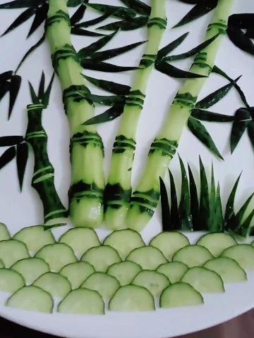 黄瓜最简单雕刻图片