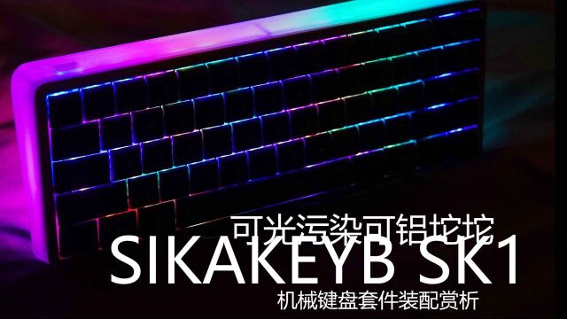 可光污染可铝坨坨,SIKAKEYB SK1机械键盘套件装配赏析