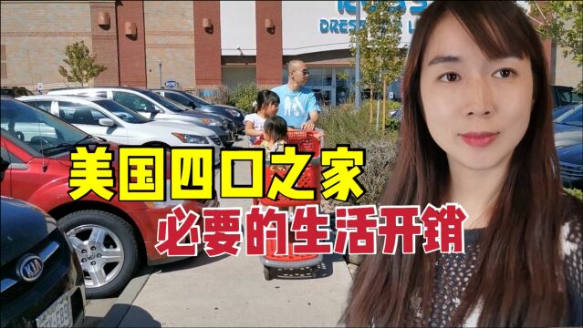 一家四口在美国每月花销多少?跟国内相比,哪里生活压力更大?