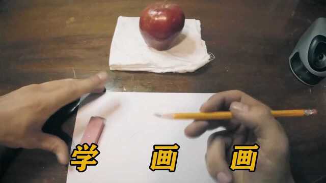 男子今天突发奇想的想在家里学习画画,没想到他的画作出来之后却不一般