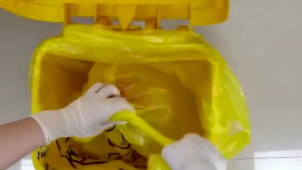 医疗废物垃圾处置及鹅颈式扎口_高清