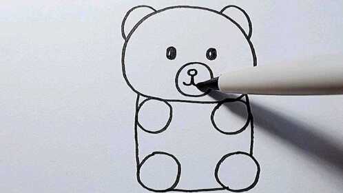 画个小熊饼干,可爱又好吃!#手绘