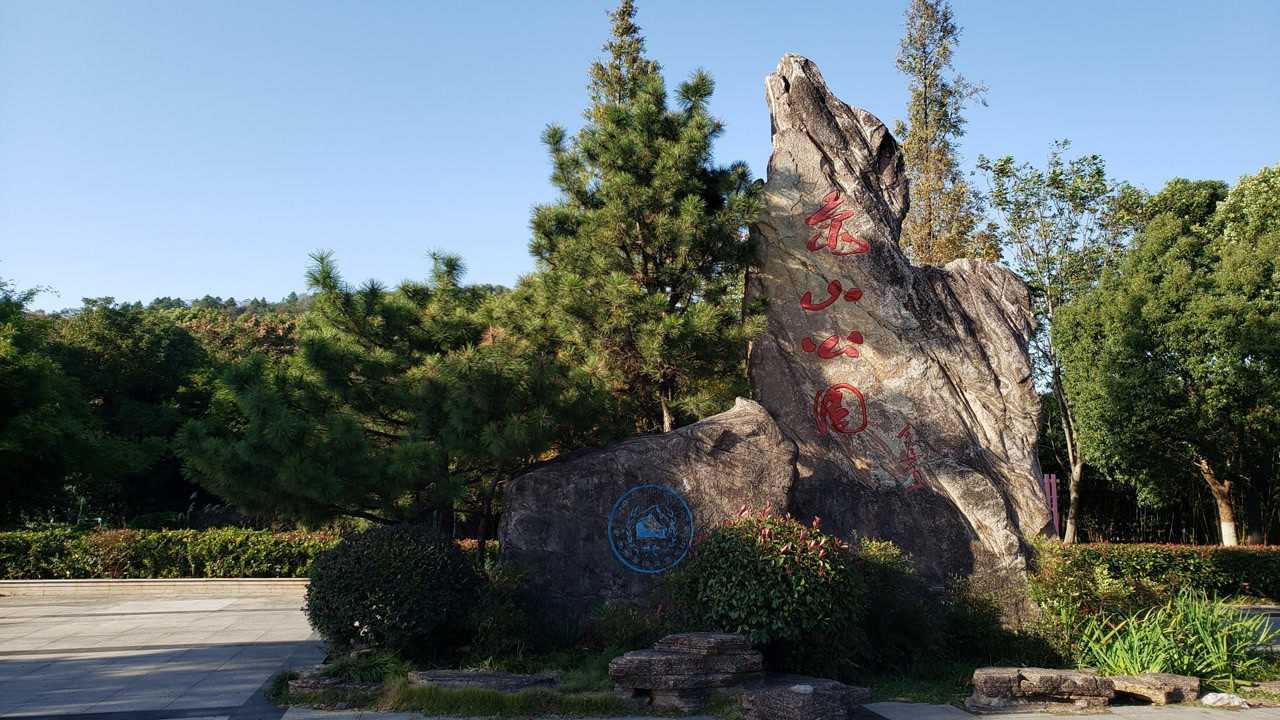 合肥市巢湖东岸的龟山公园,形似巨龟,位于柘皋河汇入口