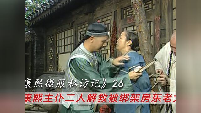 恶霸不讲武德,绑架无辜老人,康熙只用了三个字教他做人#电视剧剪辑