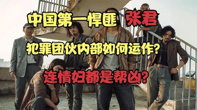 中国第一悍匪张君,犯罪团伙内部如何运作?连情妇都是帮凶?