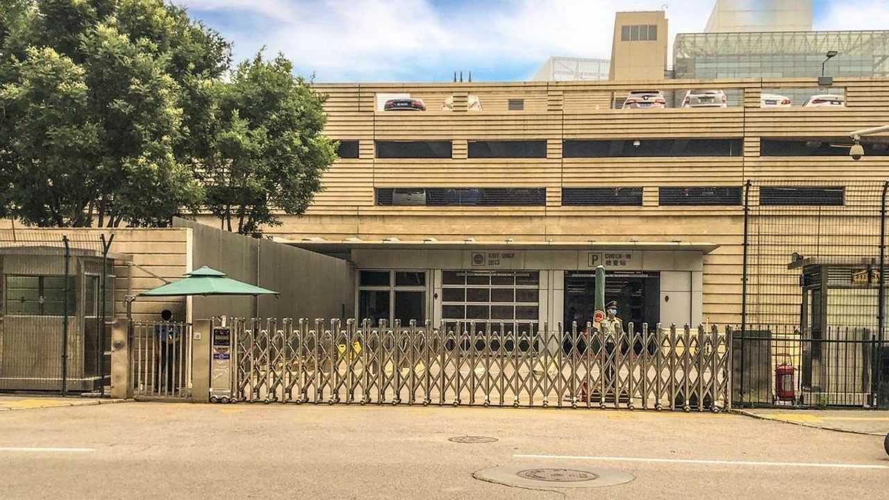 【实拍】美国在北京的驻华大使馆，安保十分严格_高清1080P在线观看平台_腾讯视频
