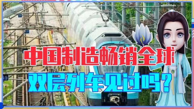 中国制造畅销全球,出口国外的双层列车你见过吗?看完后大开眼界