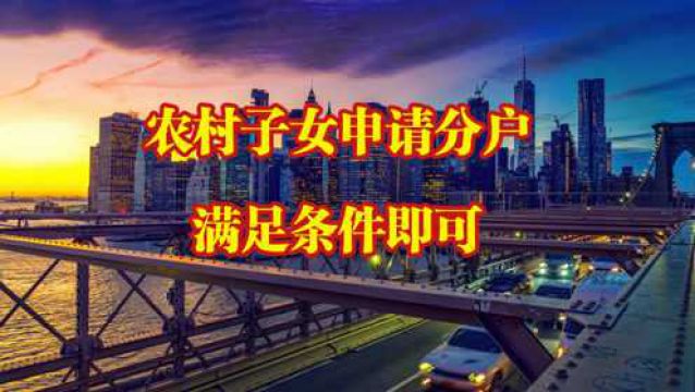 农村家庭实施“一户一宅”,有两个儿子怎么办?满足分户条件即可