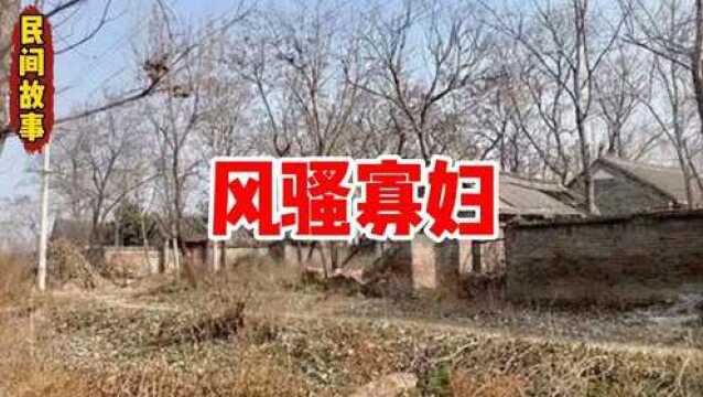 民间故事《风骚寡妇》