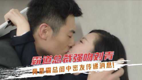 霸道总裁强吻刘青，竟是霸总闺中密友传递消息！