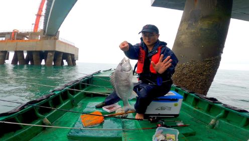这么大的白腊鱼，钓一条就能吹3年，渔夫连钓十几条，刺激！
