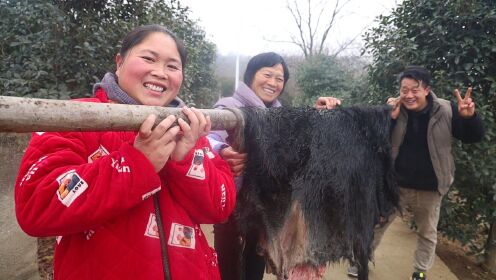 [图]老公有多宠胖妹？花1200买40斤驴皮，花3天时间熬阿胶，太幸福了