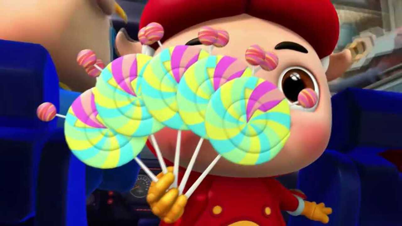 小猪猪的高档棒棒糖,轻轻一摇就能定位,为大家都做了一个