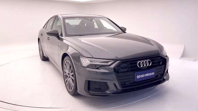 新车展示,实拍2022款奥迪a6l,坐进车内感受一下有多帅气