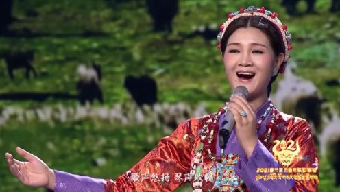 西藏举办2021春节藏历新年联欢晚会 歌曲《守望草原》