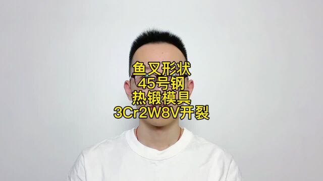 45号钢热锻模具用3Cr2W8V很快龟裂,改用8433模具寿命翻倍不止