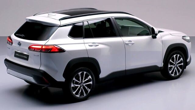 11万2023款丰田卡罗拉cross登场比本田crv还亮眼油耗仅43l