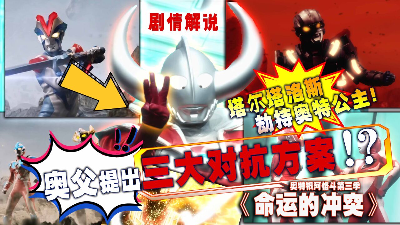 【赶点解说】塔尔塔洛斯劫持奥特公主!奥父提出三大对抗方案!?《命运的冲击》奥特银河格斗第三季01_高清1080P在线观看平台_腾讯视频