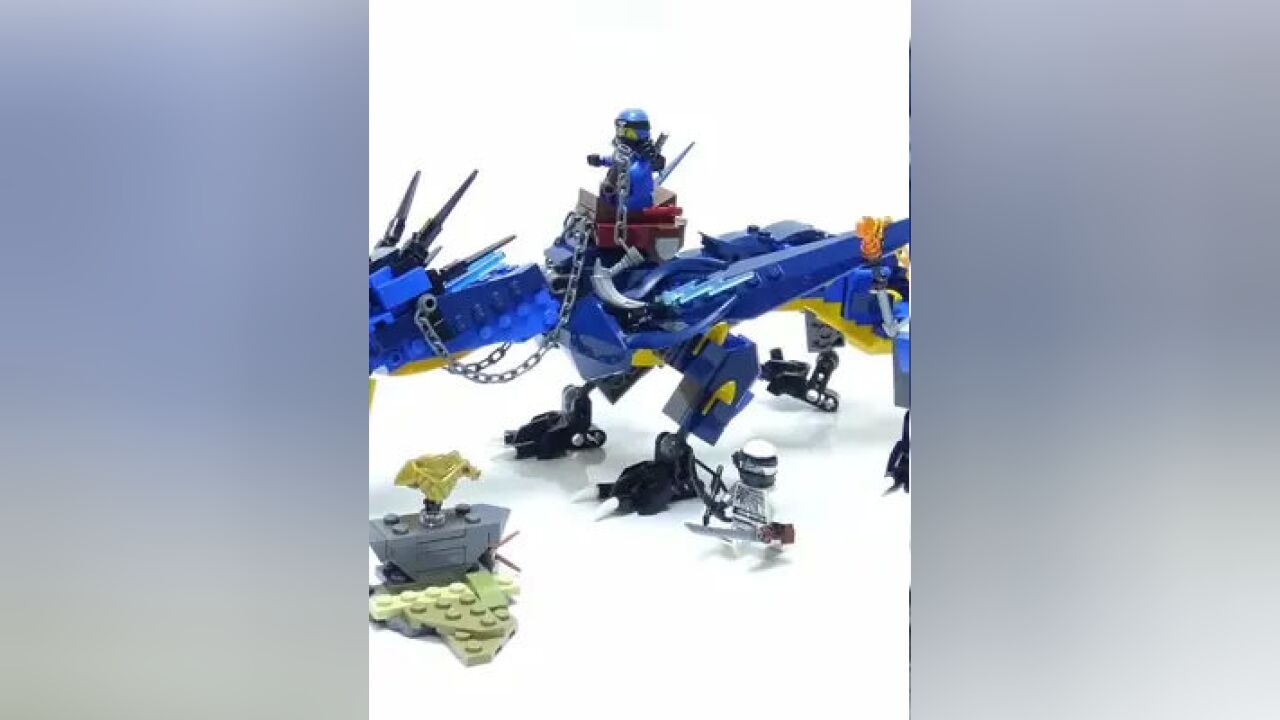 乐高幻影忍者雷电暴风神龙#乐高 #幻影忍者拼装 #机器人编程