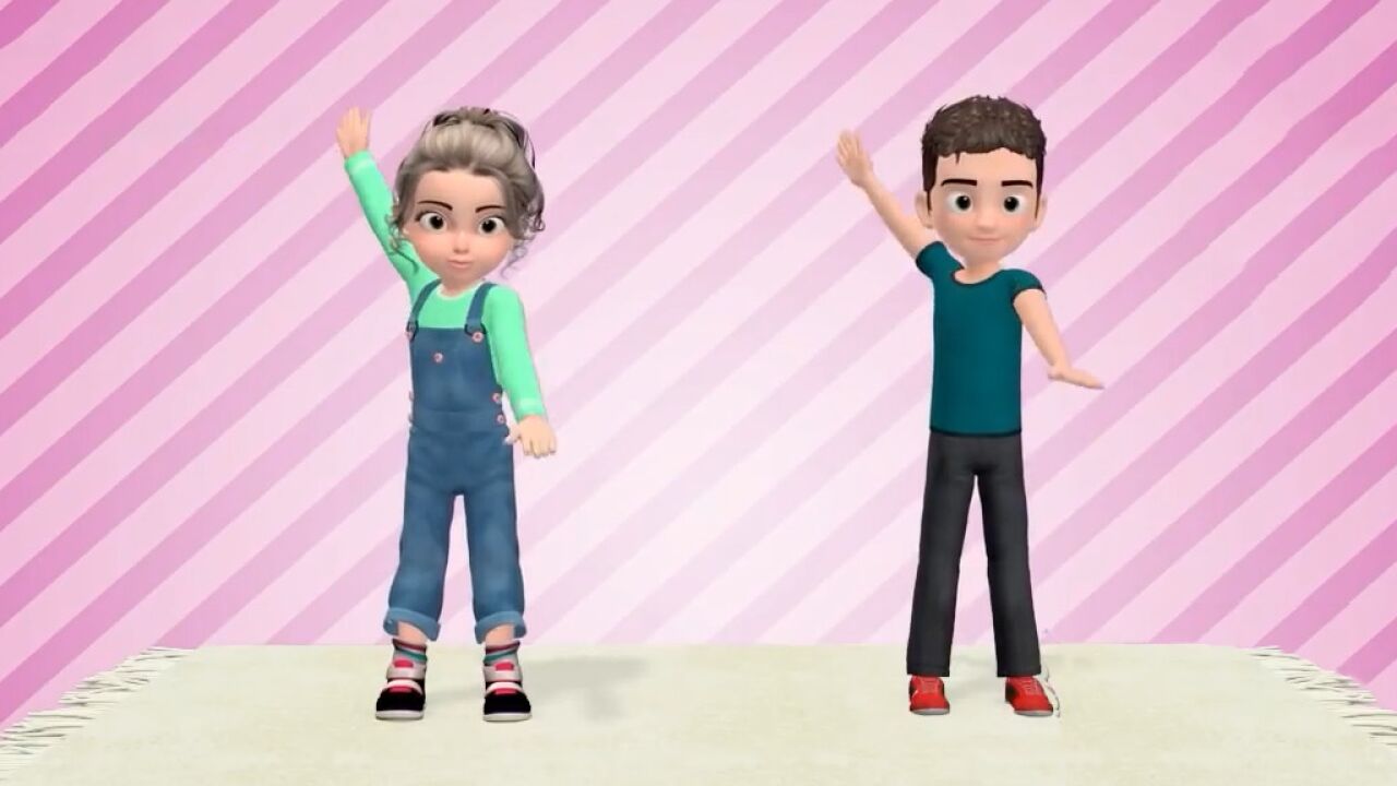 强健体魄，儿童家庭健身操#有氧健身操#儿童体育运动_高清
