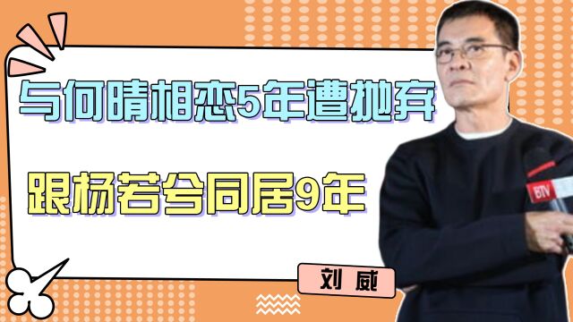 刘威:与何晴相恋5年遭抛弃,跟杨若兮同居9年